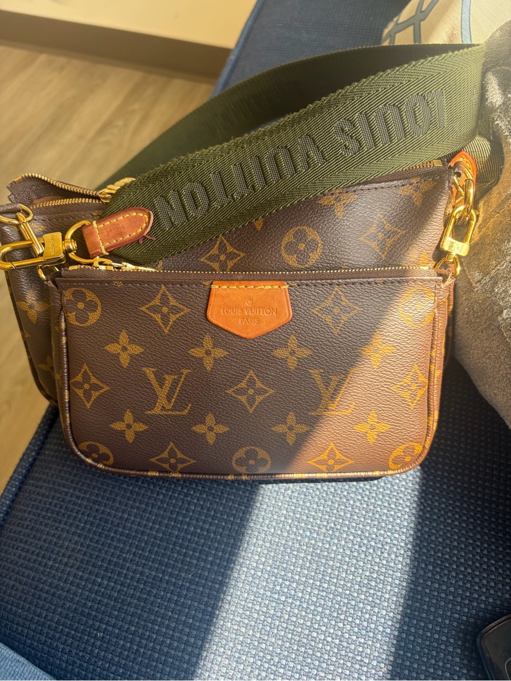 Louis Vuitton Monogram Multi-Piece Crossbody — Brown with Gold Hardware handbag.